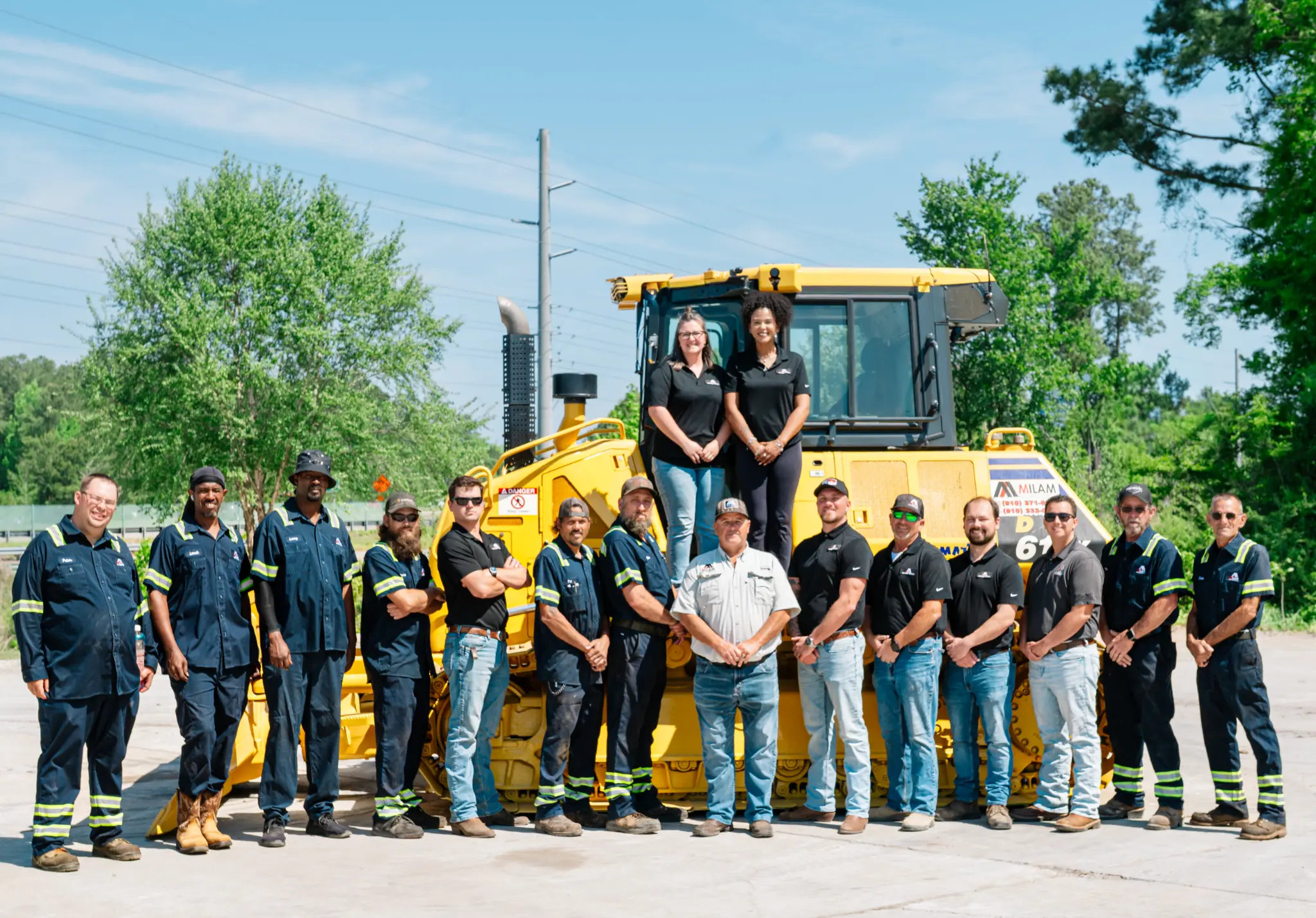 Milam Equipment Rentals Team